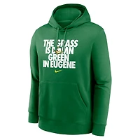 Sweat à capuche en polaire vert Oregon Ducks Grass Is Green Club pour homme Nike