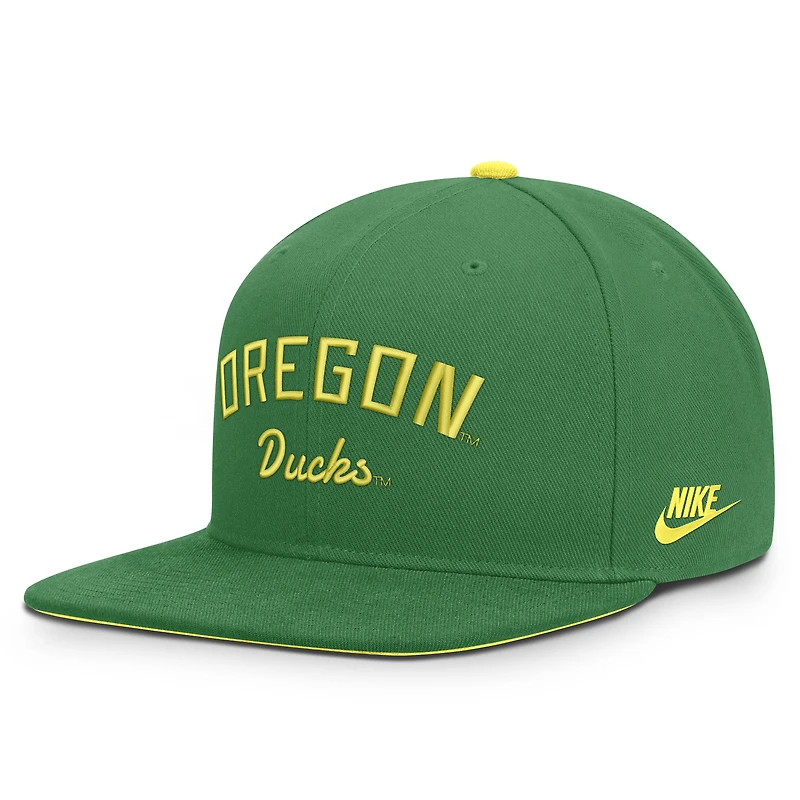 Casquette snapback Nike Legacy verte Oregon Ducks pour homme