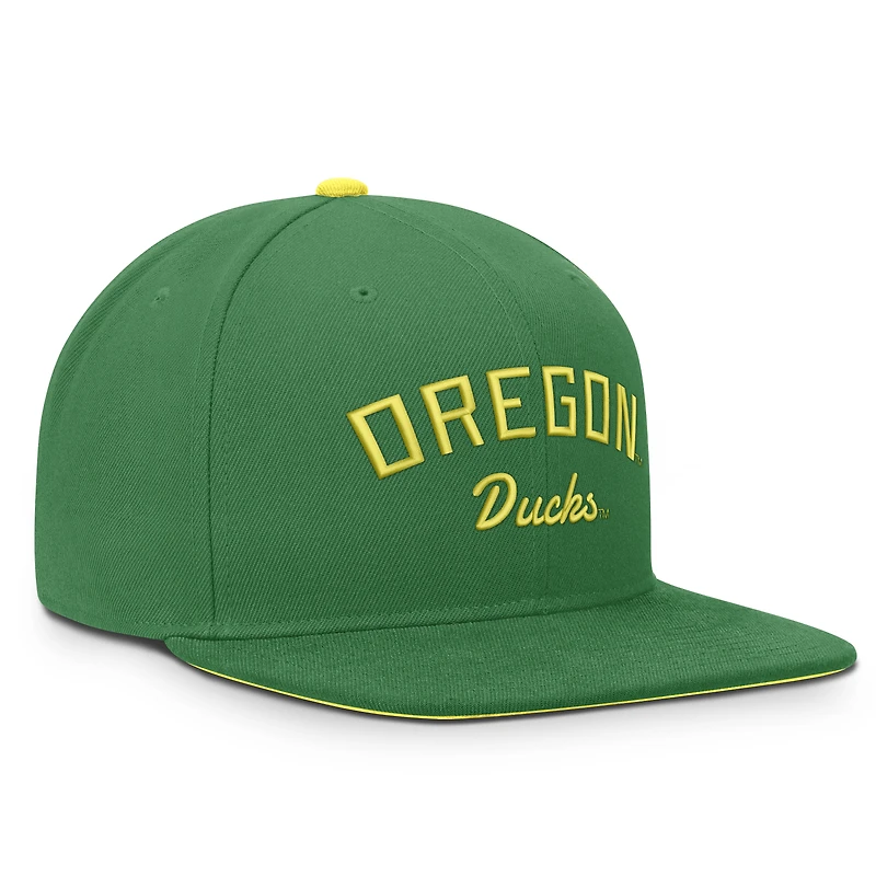 Casquette snapback Nike Legacy verte Oregon Ducks pour homme