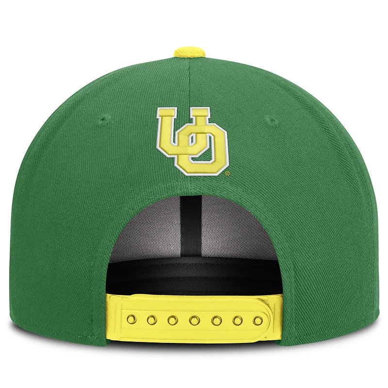 Casquette snapback Nike Legacy verte Oregon Ducks pour homme