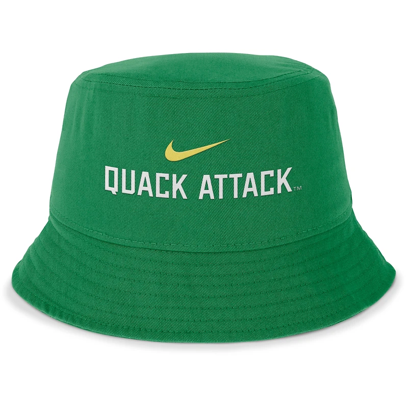 Chapeau bob Local Apex Nike pour hommes, vert Oregon Ducks