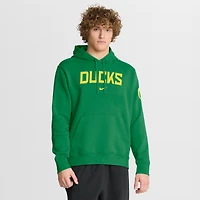 Sweat à capuche en molleton Nike vert Oregon Ducks Nickname Club pour homme