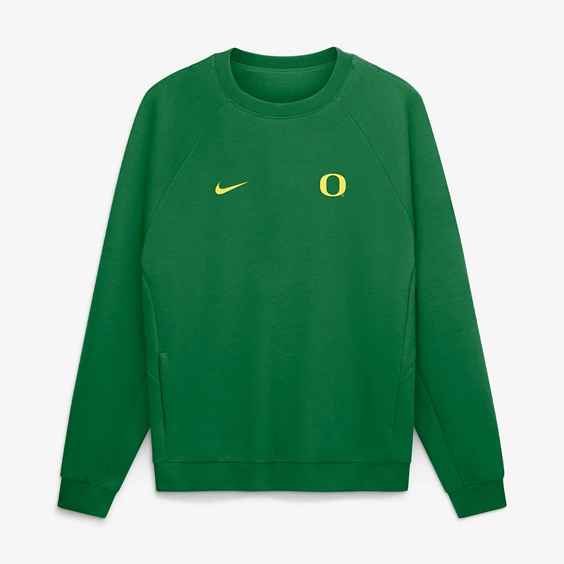 Sweat-shirt raglan Nike vert Oregon Ducks Premium Performance Dri-FIT pour homme