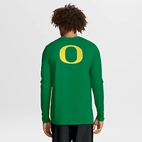 T-shirt à manches longues Nike Primetime Campus Legend Dri-FIT pour homme, vert, Oregon Ducks