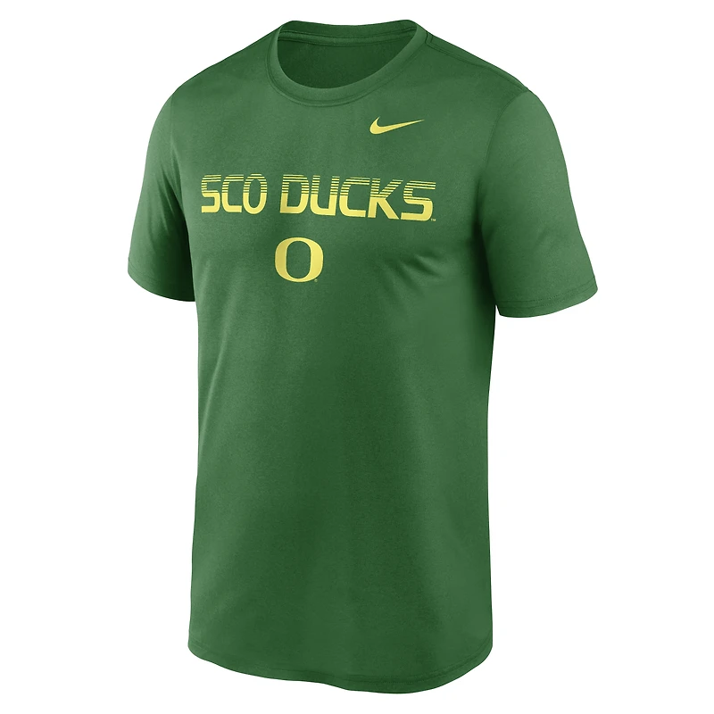T-shirt Nike vert Oregon Ducks Primetime Legend Kinetic Mantra Dri-FIT pour homme
