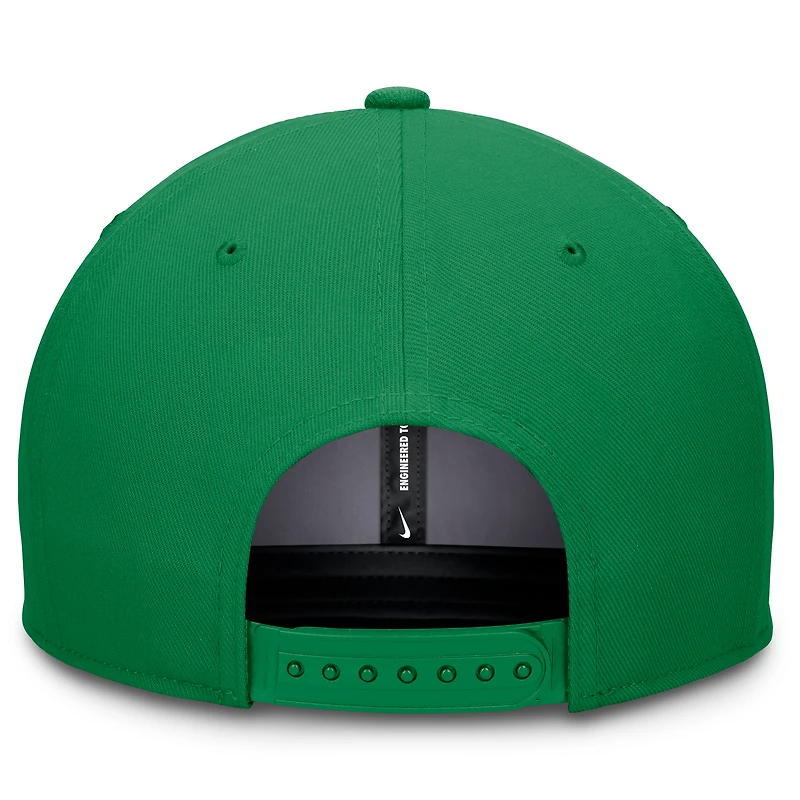 Casquette Snapback Nike Pro Bill Performance pour homme, verte, Oregon Ducks