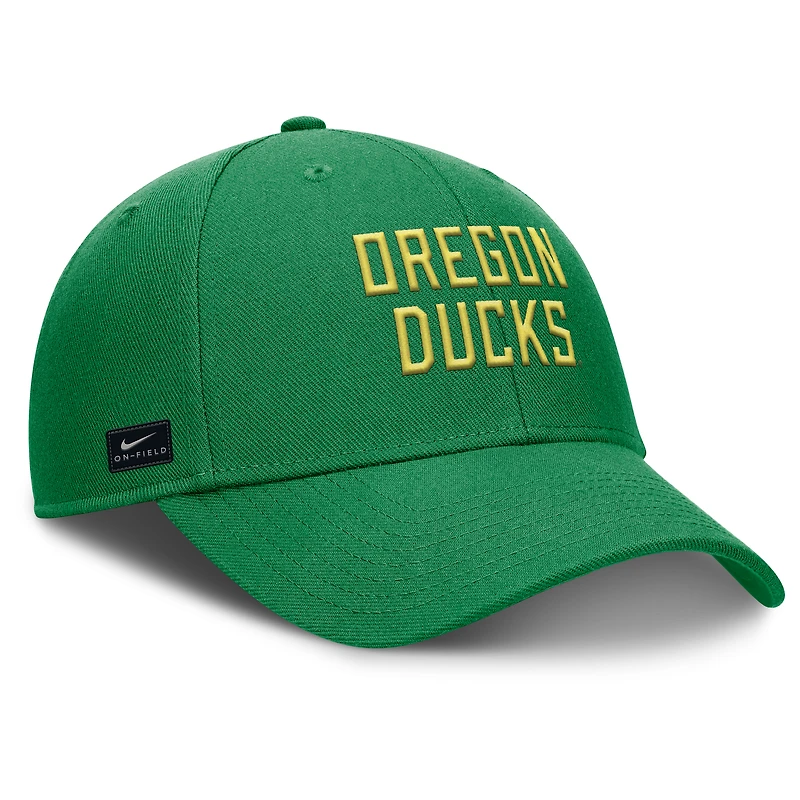 Men's Nike  Green Oregon Ducks Rise Practice Adjustable Hat