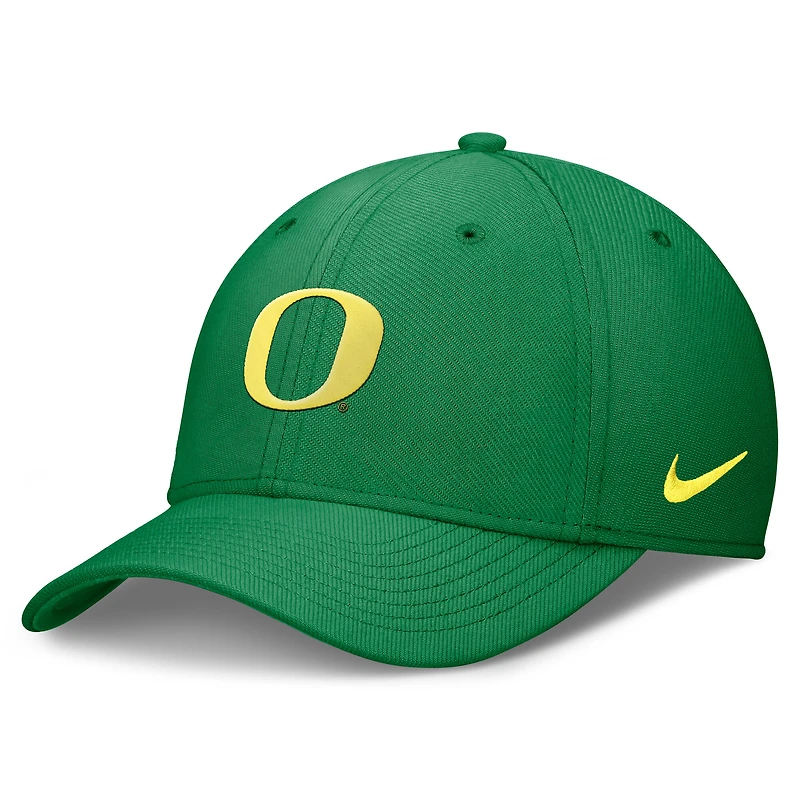 Men's Nike Black Oregon Ducks Rise Swoosh Dri-FIT Flex Hat