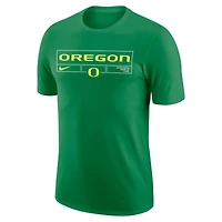 T-shirt Nike Oregon Ducks Wordmark Stadium pour homme vert