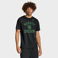 Men's Nike Heather Black Oregon Ducks Legacy Mantra Tri-Blend T-Shirt
