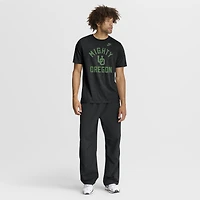 T-shirt Nike Heather Black Oregon Ducks Legacy Mantra Tri-Blend pour homme