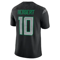 Men's Nike Justin Herbert Black Oregon Ducks Alumni Game Jersey