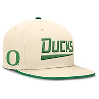 Men's Nike Natural Oregon Ducks 2026 Primetime True Fitted Hat