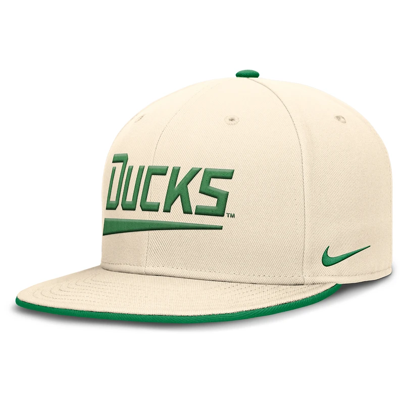 Casquette ajustée Nike Natural Oregon Ducks 2026 Primetime pour homme