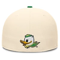 Men's Nike Natural Oregon Ducks 2026 Primetime True Fitted Hat