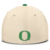 Casquette Nike Natural Oregon Ducks 2026 Primetime Swooshflex pour homme