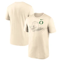 T-shirt Nike Natural Oregon Ducks Campus Shadow Legend Performance pour homme