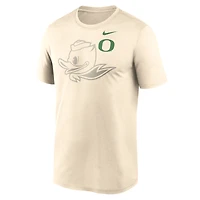 Men's Nike Natural Oregon Ducks Campus Shadow Legend Performance T-Shirt