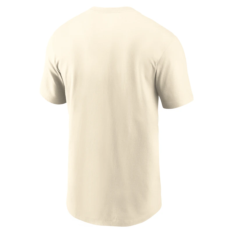 Men's Nike Natural Oregon Ducks Legacy Arch Helmet T-Shirt
