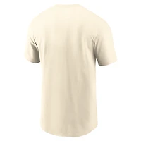 Men's Nike Natural Oregon Ducks Legacy Arch Helmet T-Shirt