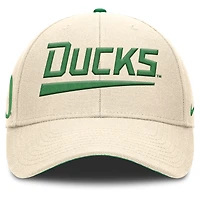 Men's Nike Natural Oregon Ducks Primetime Rise Adjustable Hat