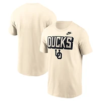 T-shirt Nike Natural Oregon Ducks Team Bold pour homme
