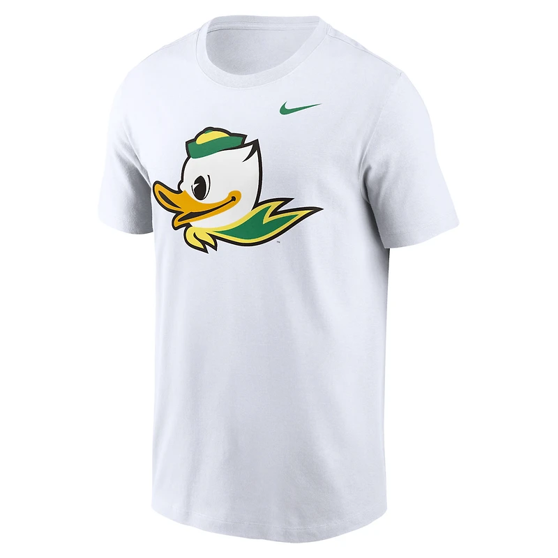 T-shirt Nike blanc avec logo alternatif Oregon Ducks Primetime pour homme