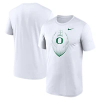 T-shirt Nike blanc Oregon Ducks Primetime Legend Icon Performance pour homme