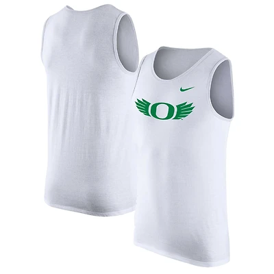 Débardeur Nike blanc pour hommes des Ducks de l'Oregon