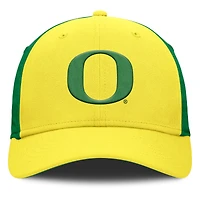 Casquette Nike jaune/verte Oregon Ducks 2025 Sideline Rise Local Performance Flex pour homme