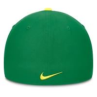 Casquette Nike jaune/verte Oregon Ducks 2025 Sideline Rise Local Performance Flex pour homme