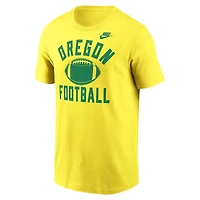 Men's Nike Yellow Oregon Ducks Legacy Football Icon T-Shirt