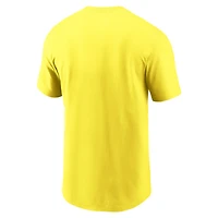 Men's Nike Yellow Oregon Ducks Legacy Football Icon T-Shirt