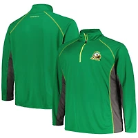 Veste raglan à quart de zip pour hommes Profile Green Oregon Ducks Big & Tall