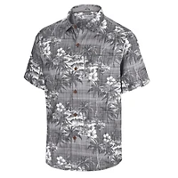 Chemise boutonnée Tommy Bahama noire pour homme, Oregon Ducks, Coconut Point, Palmetta Island, Zone Camp