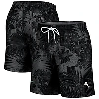Men's Tommy Bahama Black Oregon Ducks Santiago Palms Board Shorts