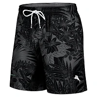 Men's Tommy Bahama Black Oregon Ducks Santiago Palms Board Shorts