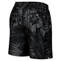 Men's Tommy Bahama Black Oregon Ducks Santiago Palms Board Shorts