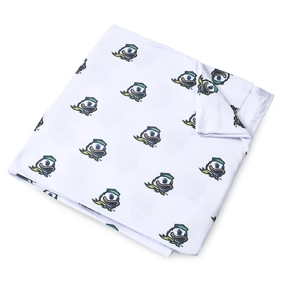 Couverture d'emmaillotage Oregon Ducks 47" x 47" pour nouveau-nés et nourrissons