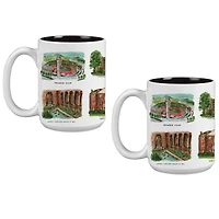 Oregon Ducks 2-Pack 15oz. Laura Wilcox University Mug Set