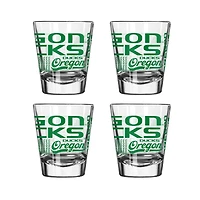 Oregon Ducks 4-Pack 2oz. Shot Glass Set