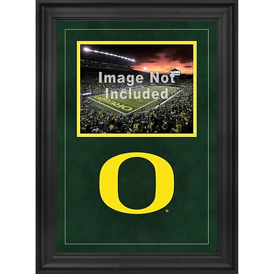 Cadre photo horizontal de luxe Oregon Ducks 8'' x 10'' avec logo de l'équipe