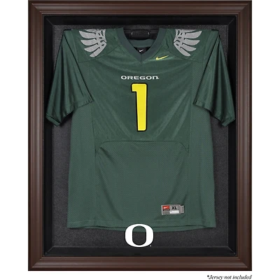 Oregon Ducks Brown Framed Logo Jersey Display Case