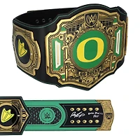 Ceinture de titre WWE Legacy autographiée par Payton Pritchard (Oregon Ducks) avec inscription « 2020 Pac-12 POY ».
