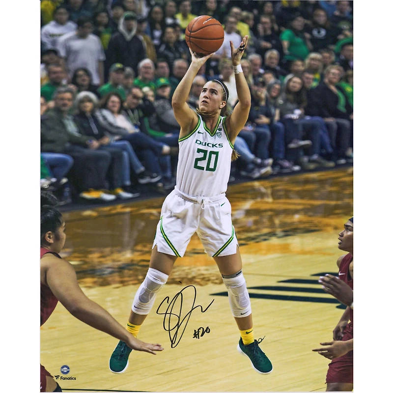 Sabrina Ionescu Oregon Ducks Autographed 16" x 20" Shooting Photograph