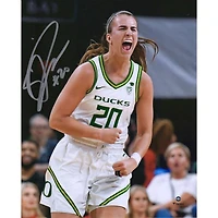 Photographie autographiée de Sabrina Ionescu, Oregon Ducks, 8" x 10"