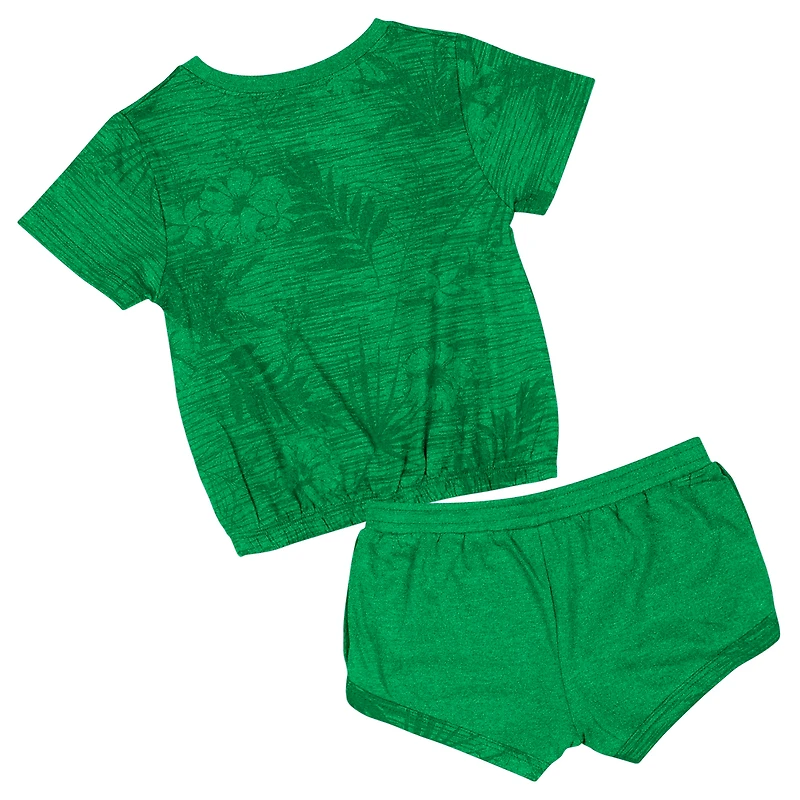 Ensemble t-shirt et short Oregon Ducks Fern pour tout-petits Colosseum Green