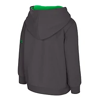 Sweat à capuche en polaire gros logo anthracite Colosseum pour tout-petits des Oregon Ducks