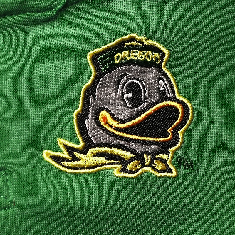Toddler Colosseum Green/Heathered Gray Oregon Ducks Poppies Hoodie and Sweatpants Set