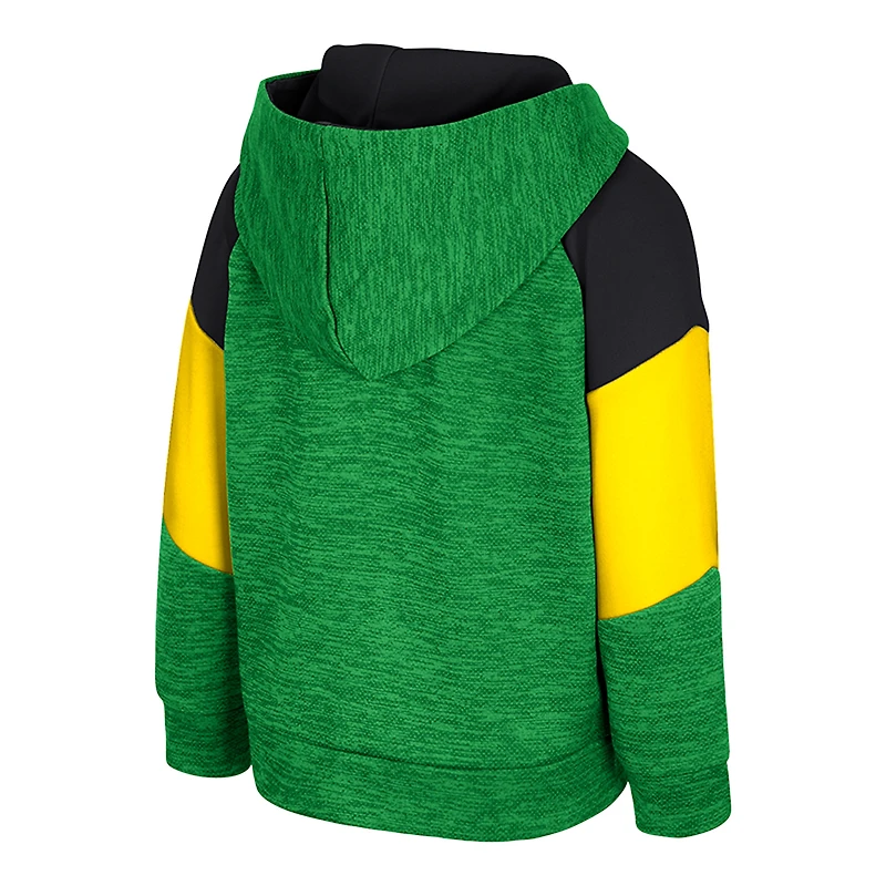 Toddler Colosseum Green Oregon Ducks Spirit Hollow Full-Zip Hoodie